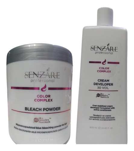 Senzare Decolorante -500g + Crema Reveladora  -900ml