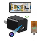 Mini Cámara Cargador Espía Hd Wifi 1080p Monitoreo En Vivo