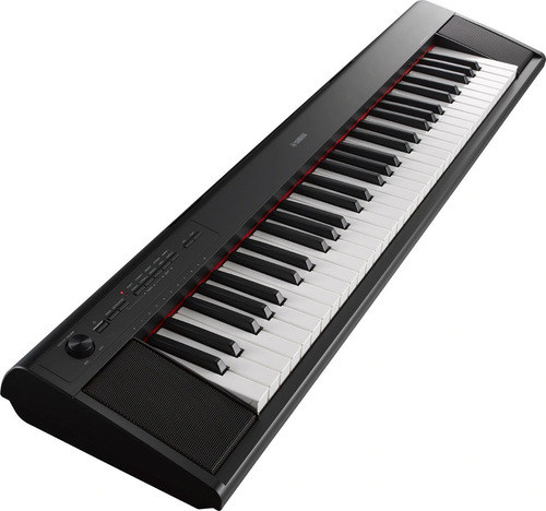 Piano Teclado Digital Yamaha Np12black Sensitivo 5/8 61 Tec.