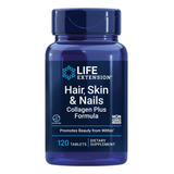 Suplemento Life Extension Collagen Plus F Para Cabello, Piel