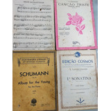 Partituras Piano Schumann 43 Peças, Beethoven Clementi Etc