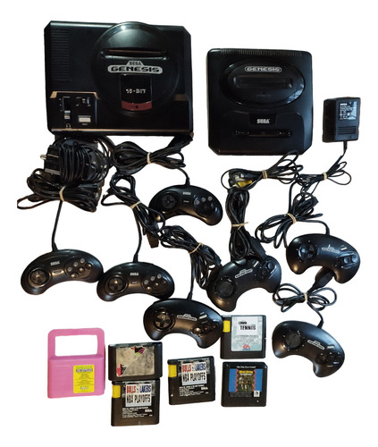 Lote De Consolas, Joysticks Y Juegos Originales Sega Génesis