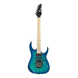Guitarra Eléctrica Ibanez Rg Standard Rg370ahmz De Fresno Blue Moon Burst Con Diapasón De Arce