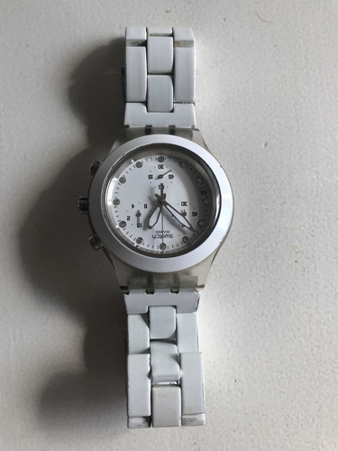 Reloj Blanco Swatch Irony Original. Swiss Made. Envío