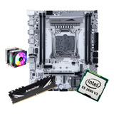 Kit Gamer Placa Mãe X99 White Intel Xeon E5 2699 V3 16gb