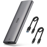 Ssk Lector De Carcasa De Aluminio Usb C A M.2 Nvme Ssd  Sin 