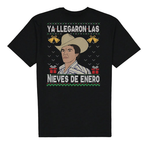 Camiseta Chalino- Playera Nieves De Enero- Navidad Navideño