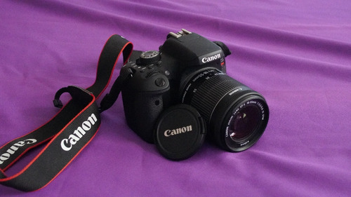  Canon Eos Rebel T6i + Lente 18-55mm Is Dslr - Impecable!
