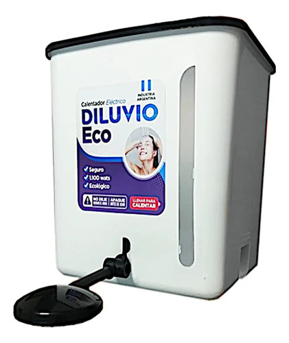 Calefón Eléctrico Ducha Plástico 20l Diluvio (ing Maschwitz)