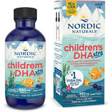 Aceite De Pescado Con Dha Xtra Para Niños + Omega 3 Nordic N Sabor Berry