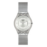 Reloj Unisex Swatch Metal Knit (modelo: Ss08m100m)