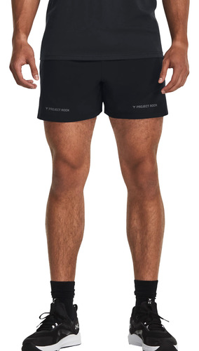 Short Under Armour Rock Woven Hombre Training Gris