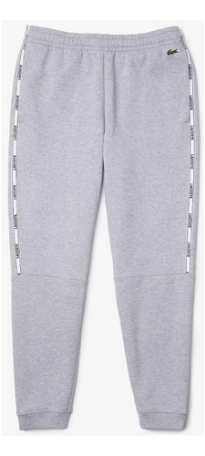 Calça Esportiva Lacoste Masculina Fleece C/ Faixas Laterais