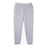 Calça Esportiva Lacoste Masculina Fleece C/ Faixas Laterais