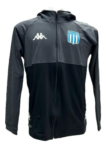 Campera De Salida Racing Club Avellaneda 2023 Gris Negro