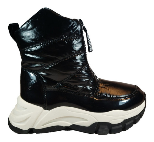 Gummi Bota Lifestyle Mujer Urbana Zip  Negro Blw