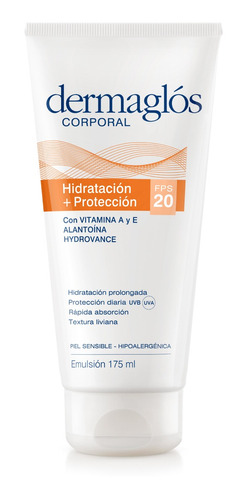 Dermaglós Emulsión Hidratación + Protección Fps 20 X 175ml