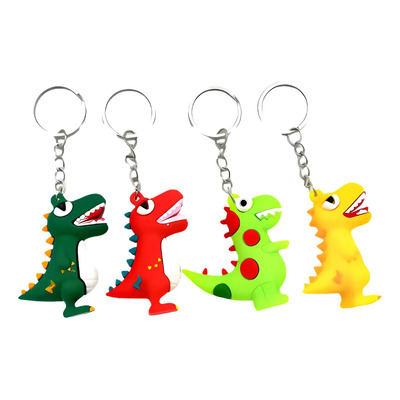 50 Llaveros Infantiles Dinosaurios Caricatura Sueltos Js Verde Lima | Envío gratis
