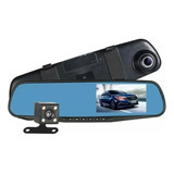 Espejo Retrovisor 1080p Camara Carro Doble Camara De Reversa
