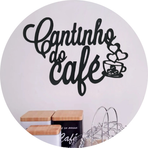 Plaquinha Cantinho Do Café 26x19,5
