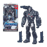 Muñeco Avengers Endgame War Machine + 3 Accesorios Hasbro