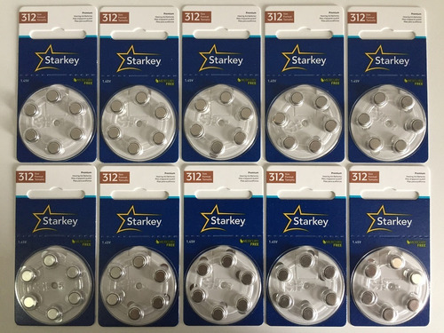 Pilha Auditiva Starkey 312 - 60 Unidades