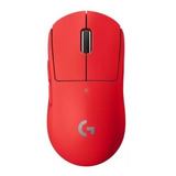 Mouse Gamer Logitech G Pro X Superlight Rojo Inalambrico