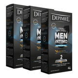 Kit Crema Depilatoria Hombres Partes Intimas Depimiel Men X3