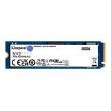 Unidad De Estado Solido Ssd M.2 500gb Kingston Nv2 Pcie 4.0 