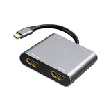 Adaptador Usb C A Hdmi Dual Para Windows Macos