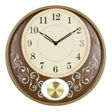 Reloj De Péndulo De Madera Curvada Bestime 66278a, 13 Pulgad