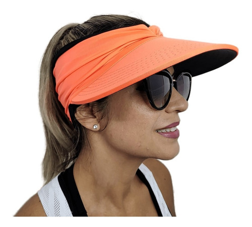 Viseira Praia Bone Feminino Proteção Solar Viseira Turbante