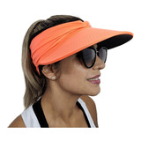 Viseira Praia Bone Feminino Proteção Solar Viseira Turbante