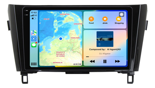 Estéreo Android Carplay Para Nissan Xtrail Qashqai 2014+