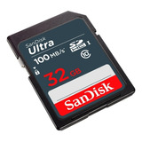 Cartão De Memória Sandisk 32gb 100mb/s Full Hd Sdhc Uhs-l Nf