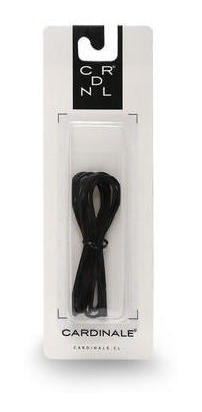 Cordón Cardinale Cordon De Zapato-01rd1,5mm85-negro A Negro