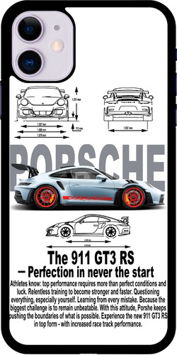 Funda Para Celular Porsche 911 Gt3 Rs Blanco