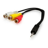 Cabo P2 Macho X 3 Rca Fêmea 2330 - Tolvia