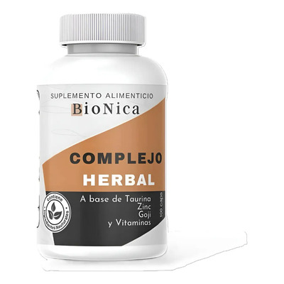 Suplemento Bionica En Cápsula Con Complejo Herbal 100 Cáps | Meses sin interés