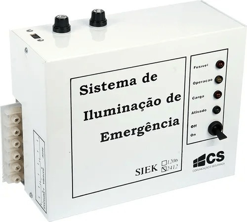 Central De Iluminação De Emergência Coletiva Siek 2412 24v.