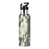 Camuflaje Camuflaje Bosque Militar Deporte Botella De Agua C