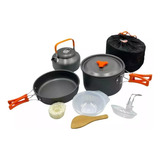 Set De Ollas Portátil Outdoor Camping Trekking 2-3 Personas