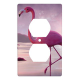 Flamingo - Placa De Pared Para Interruptor De Luz Eléctrica