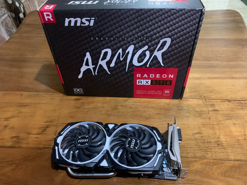 Radeon Rx 570 8gb Msi Armor Oc Graphics Processing