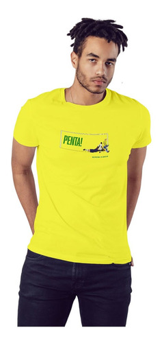 Camiseta Futebol Brasil Gol Do Fenômeno E Penta Copa 2002