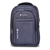 Mochila Backpack Laptop 17 Poliéster Mccarthy Lpi-2 Unisex Color Azul