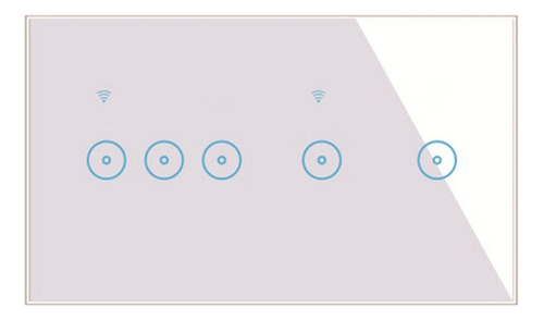 Interruptor De Luz De Pared Inteligente Wifi 10a, Panel Táct