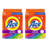 2 Pack Ace Detergente En Polvo Ropa Color 4 Kg
