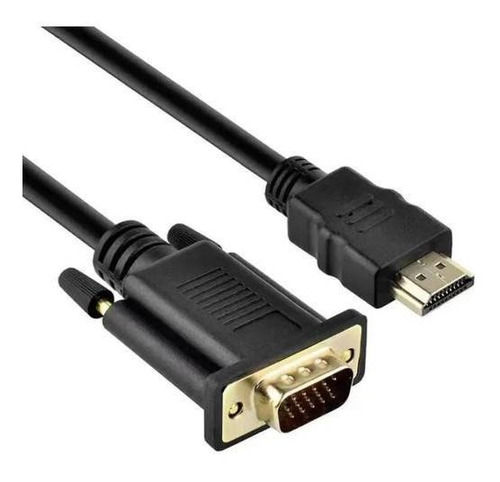 Cabo Conversor Adaptador Hdmi Macho X Vga Macho 1.8 Metros