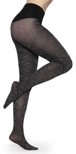 Panty Geo Cintura Invisible Negro Lasst